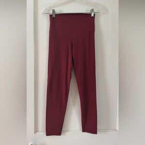 Aerie Deep Red Active Leggings